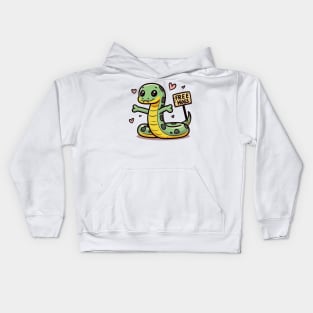 Snakes Offers Free Hugs Kids Hoodie